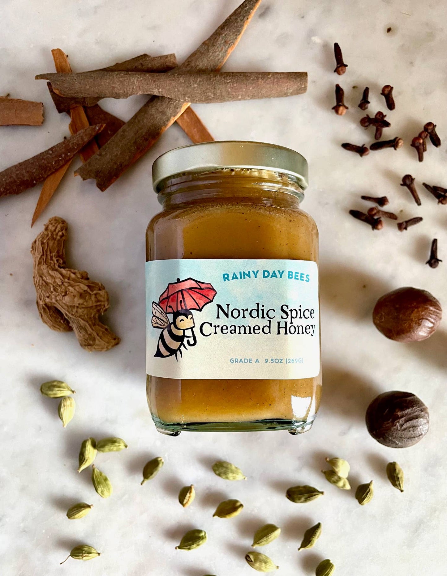 Rainy Day Bees - Nordic Spice Creamed Honey