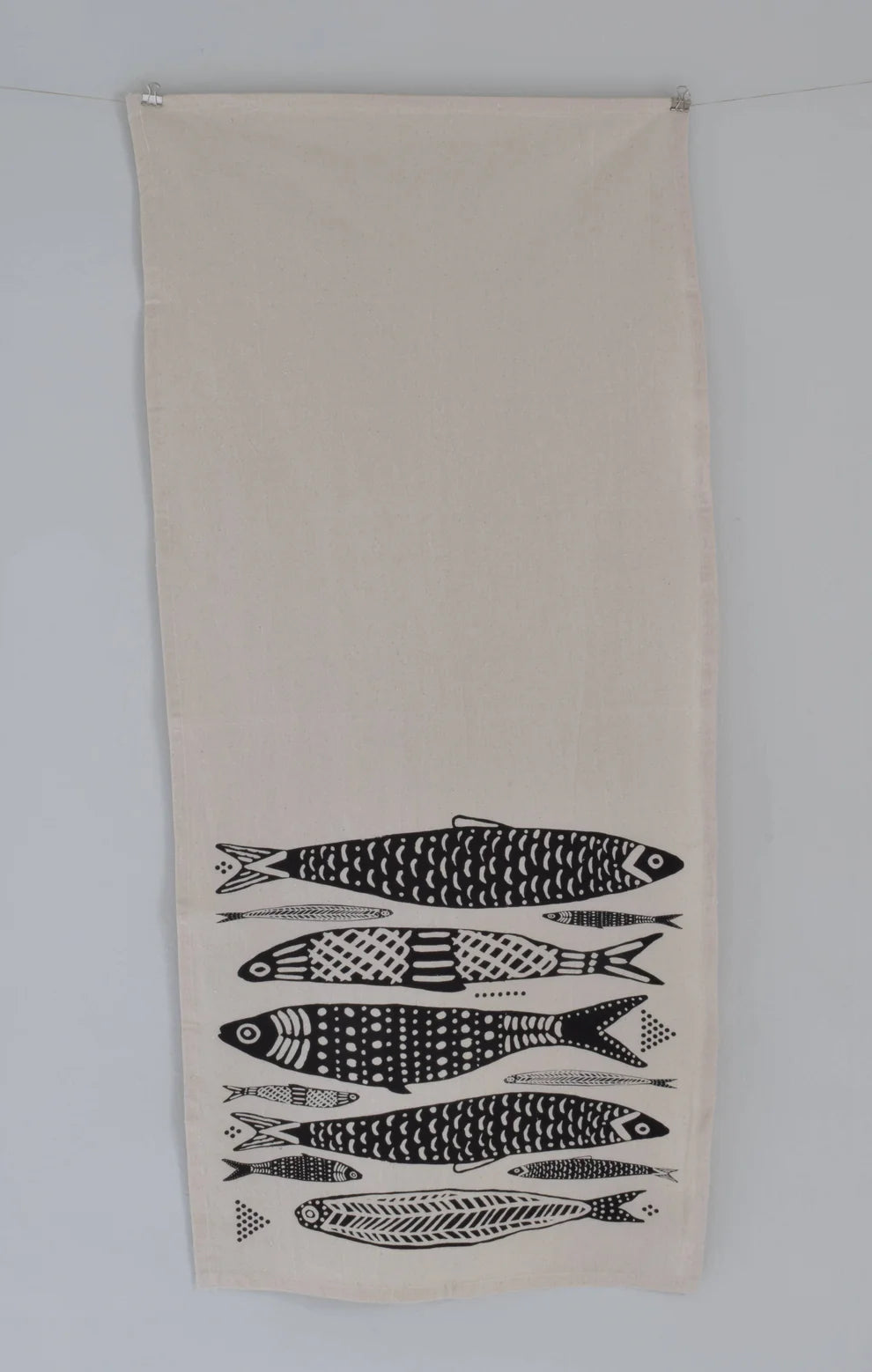 Hearth & Harrow, Organic Cotton Sardines Tea Towel (various colors)