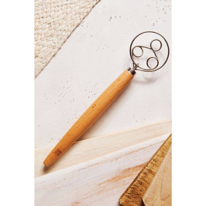 King Arthur Baking Company Baker's Batter Whisk, Triple-Loop, Danish Dough Whisk