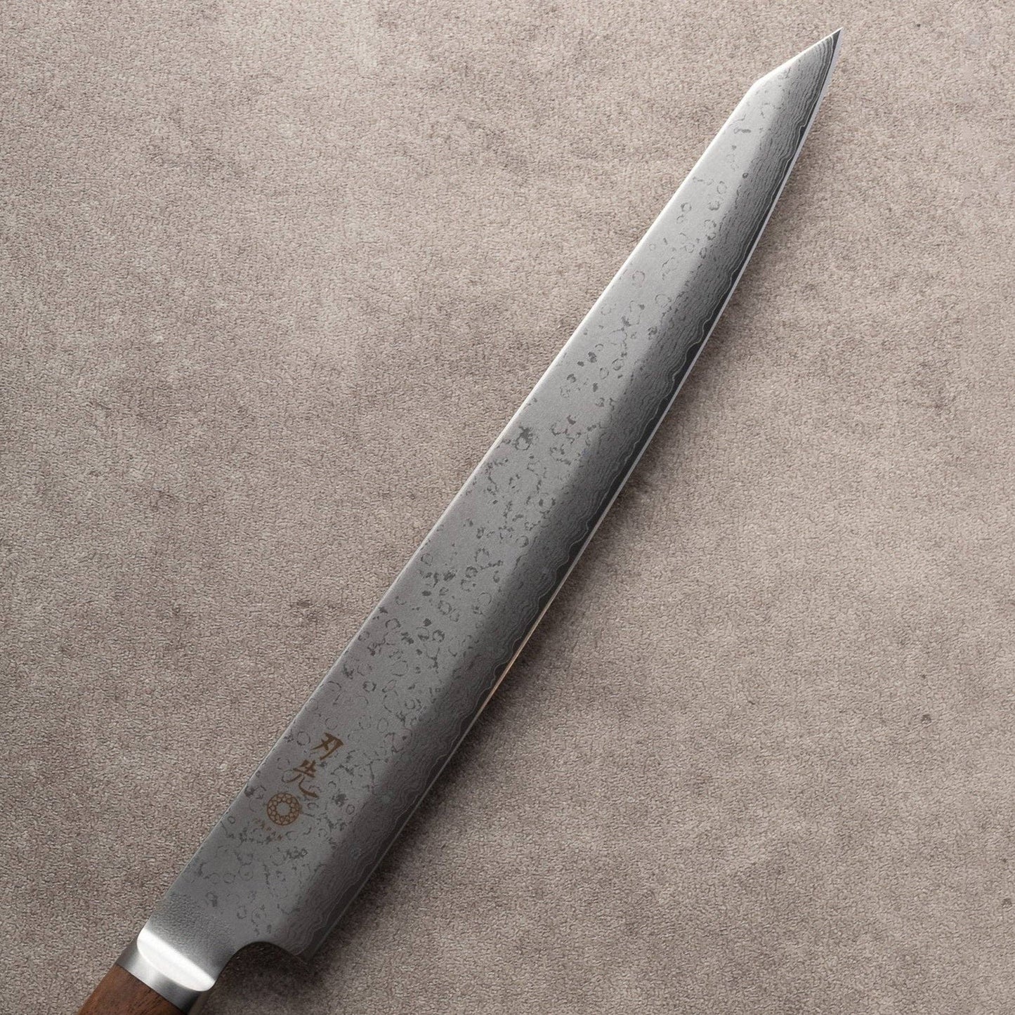 Hazaki Pro Sujihiki, Maple Burl handle