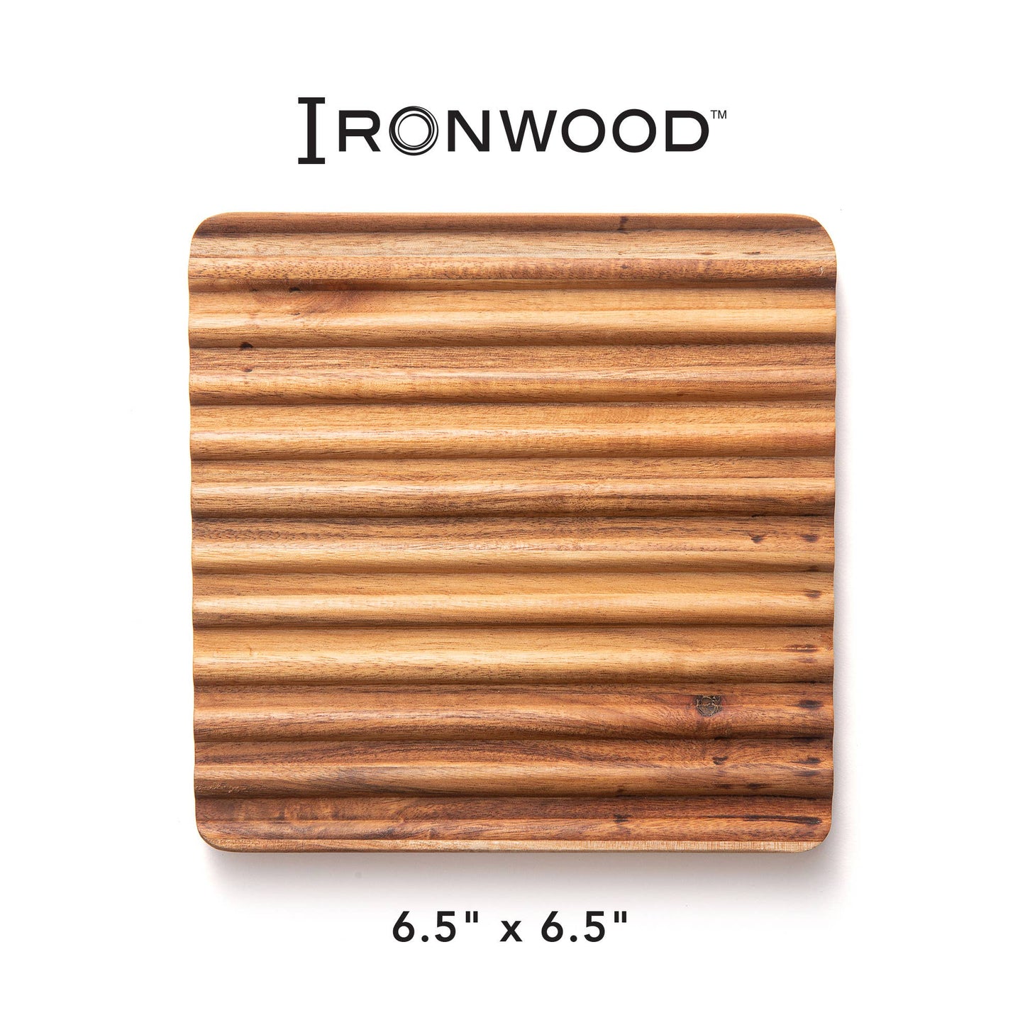 Ironwood, Acacia Trivet 6.5" x 6.5"