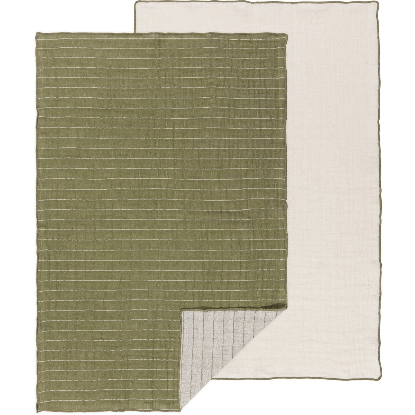 Olive Branch Double Gauze Dishtowels, Set of 2