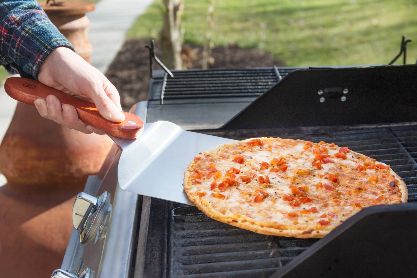 Pizza Peel with Collapsible Rosewood Handle, 20"