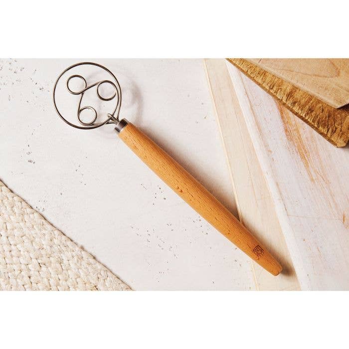 King Arthur Baking Company Baker's Batter Whisk, Triple-Loop, Danish Dough Whisk