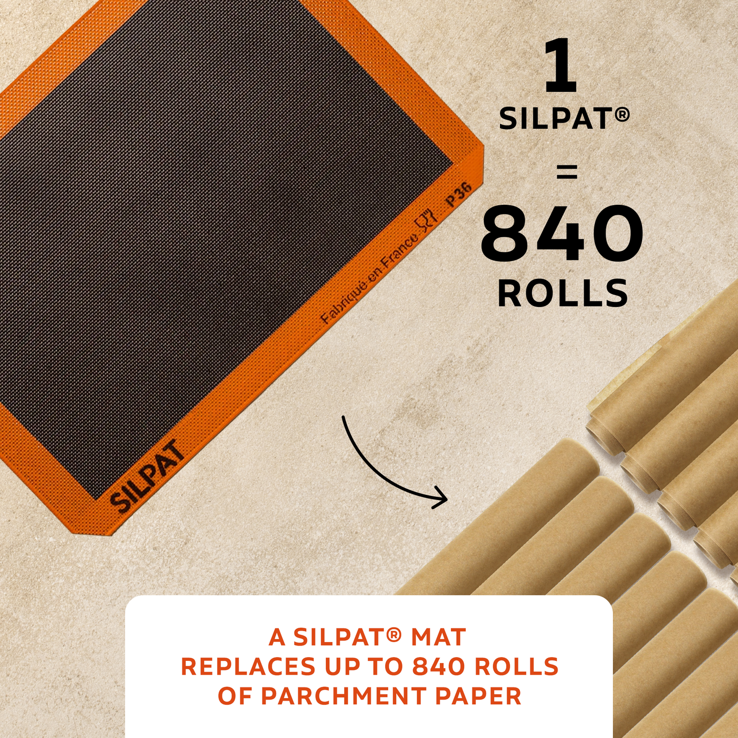 Silpat Bread Half Size Baking Mat