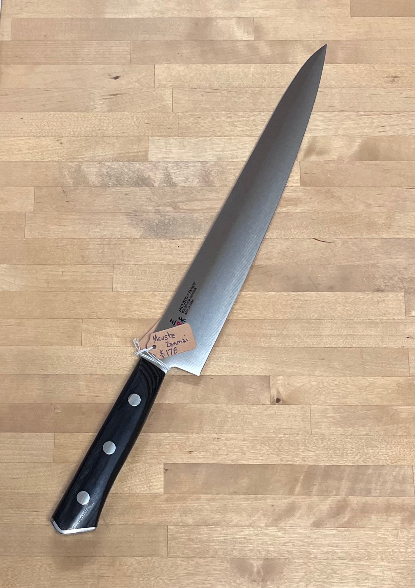 Mcusta Zanmai Modern Molybdenum Sujihiki 270
