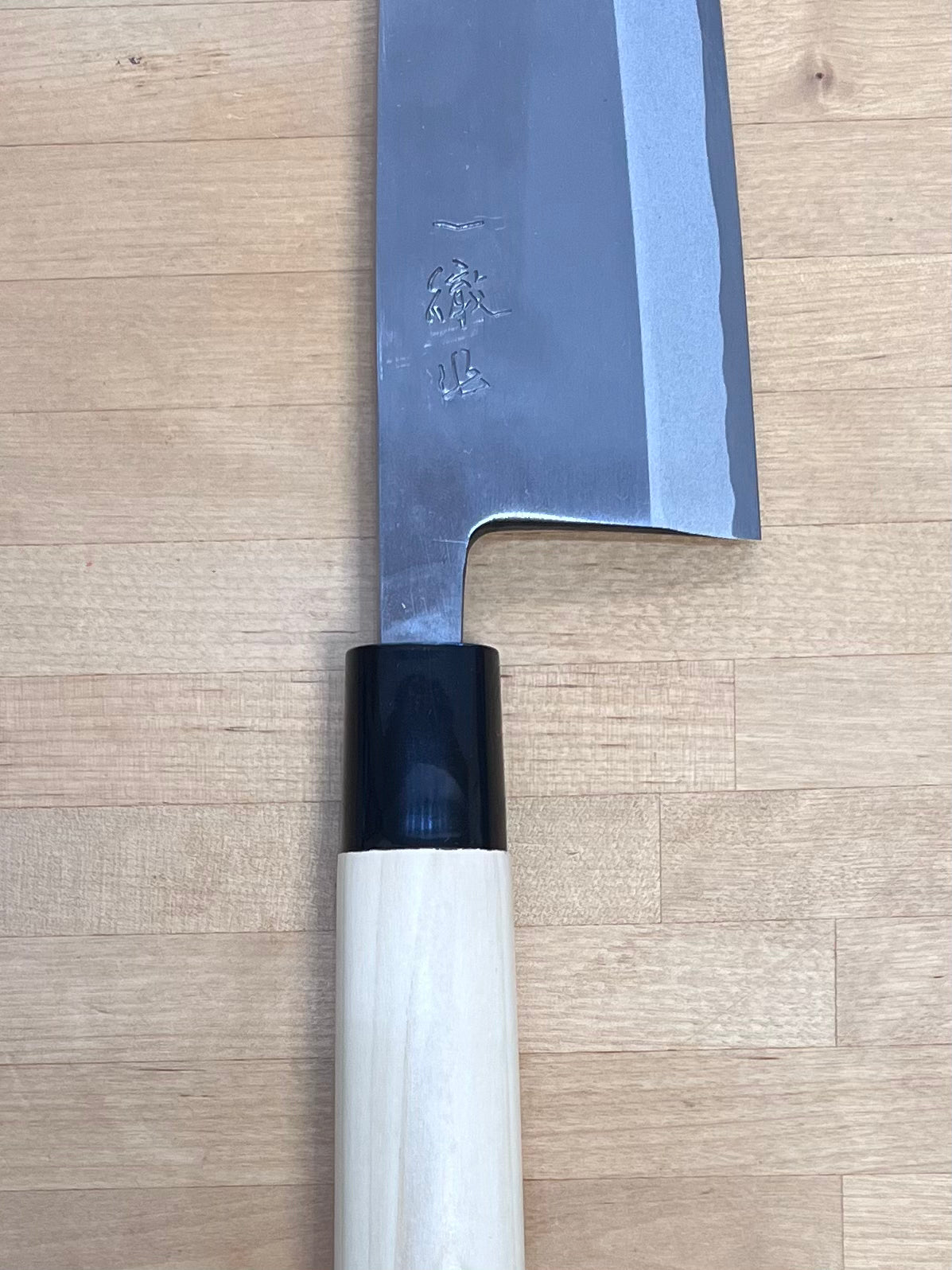 Ittetsu, Deba 180mm - single bevel Shirogami #2 carbon steel IJF-11108