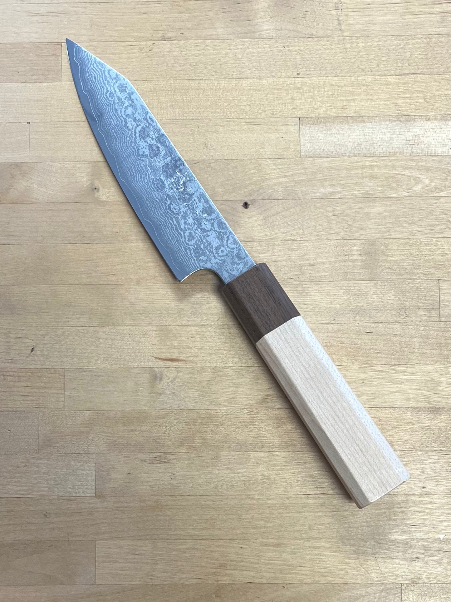 Kenshiro Hatono, Ginsan Damascus Petty 135 (KH-301)