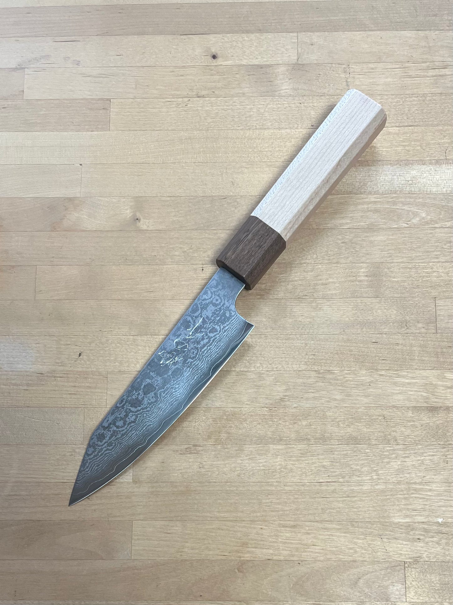 Kenshiro Hatono, Ginsan Damascus Petty 135 (KH-301)