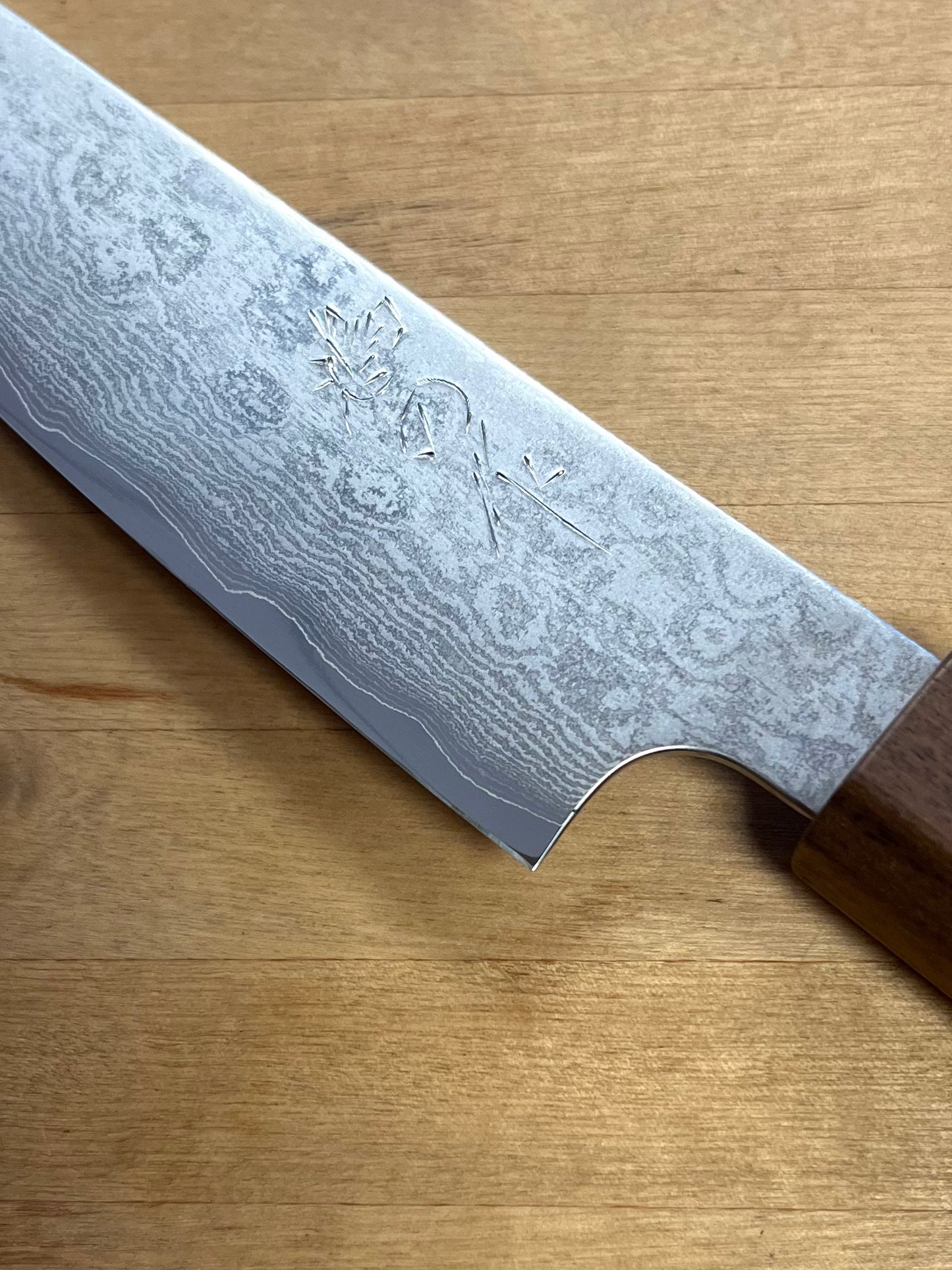 Kenshiro Hatono, Ginsan Damascus Petty 135 (KH-301)