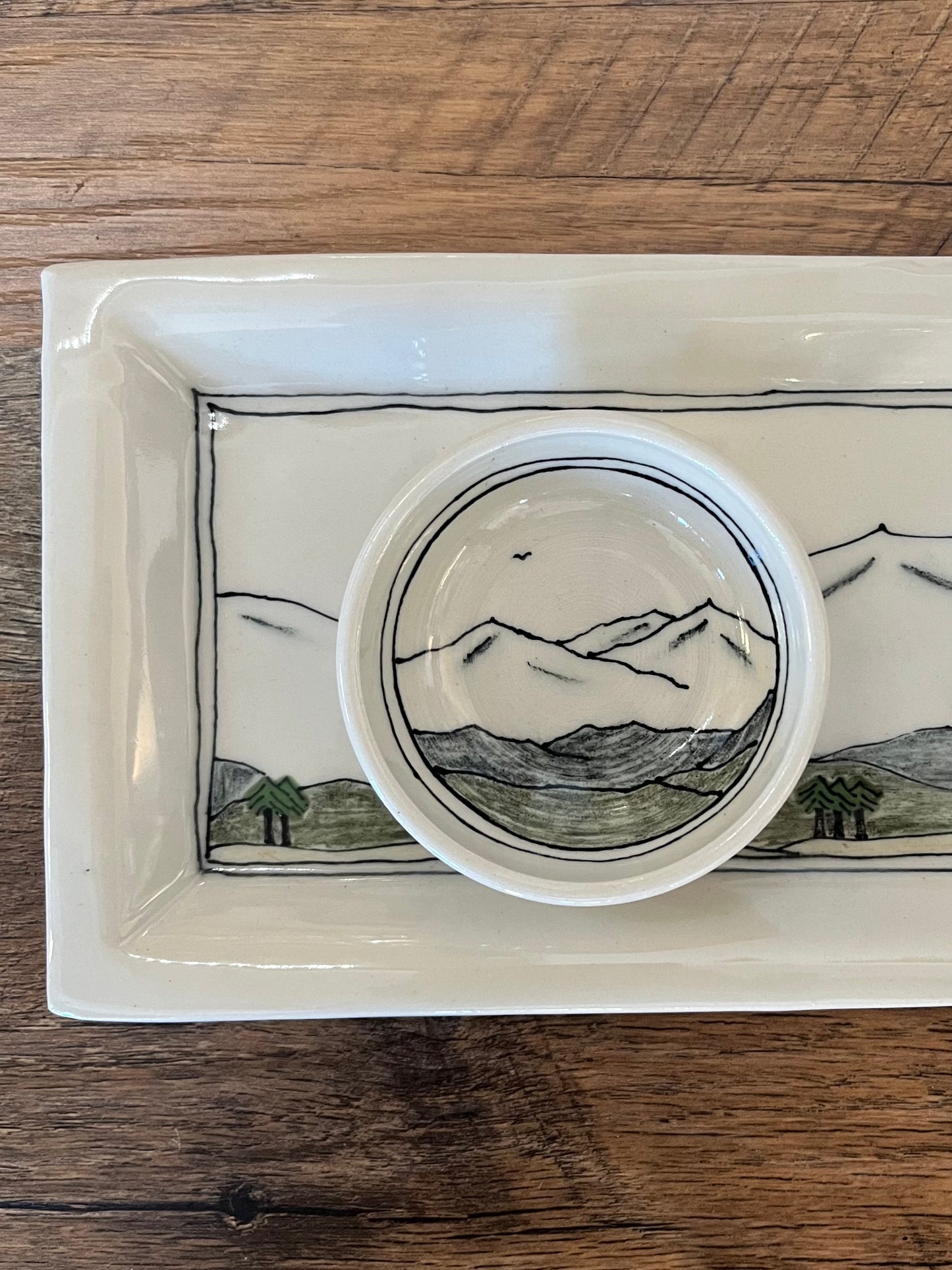 Downing Pottery Rectangle Platter - Large