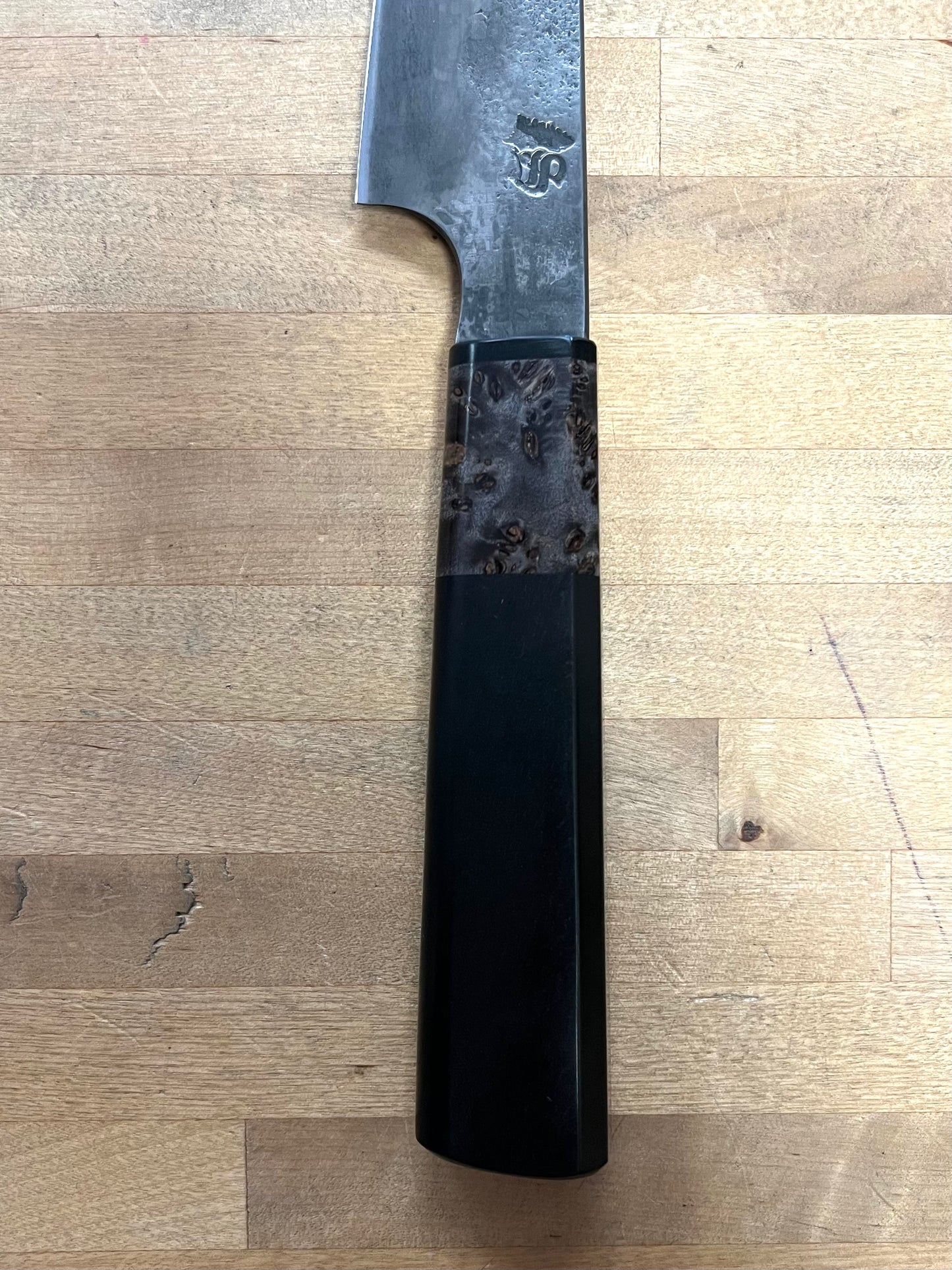 Showalter Smithing, Cascade Collection Petty with Black Richlite Handle