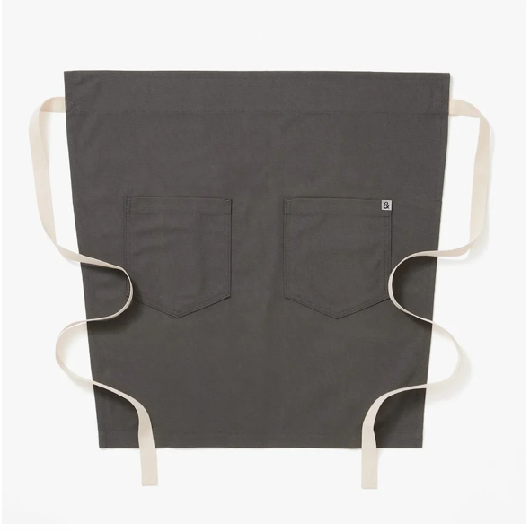Hedley & Bennett Bistro Apron in Char Grey