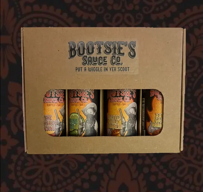 Bootsie's Hot Sauce, 4 Pack