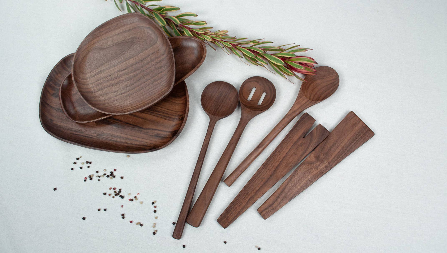 JBrody & Co., 12’’ Walnut Wooden Spoon