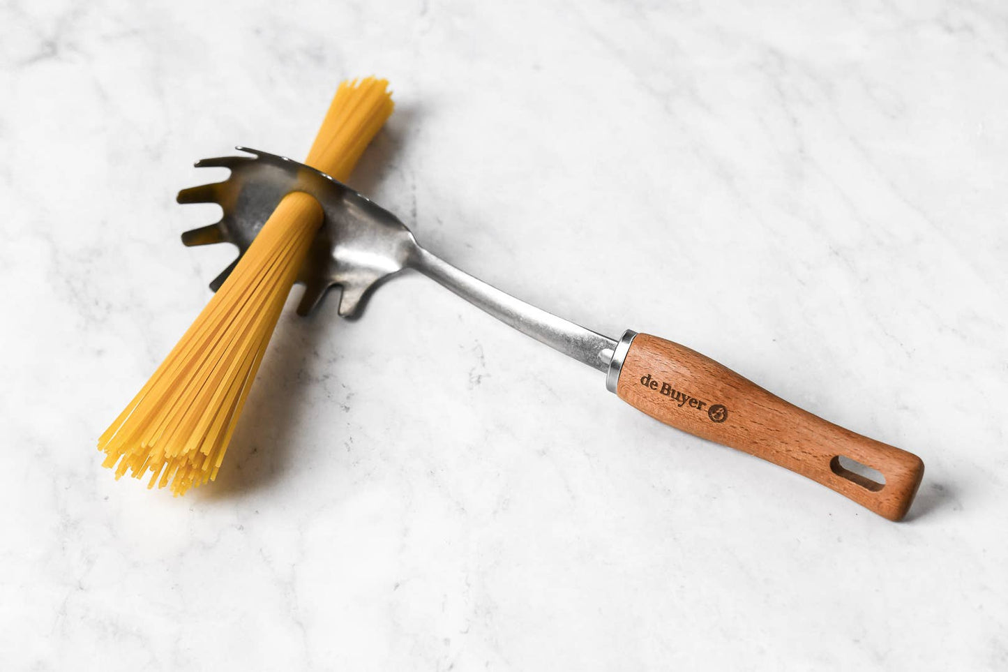 de Buyer - Spaghetti Spoon, Stainless Steel