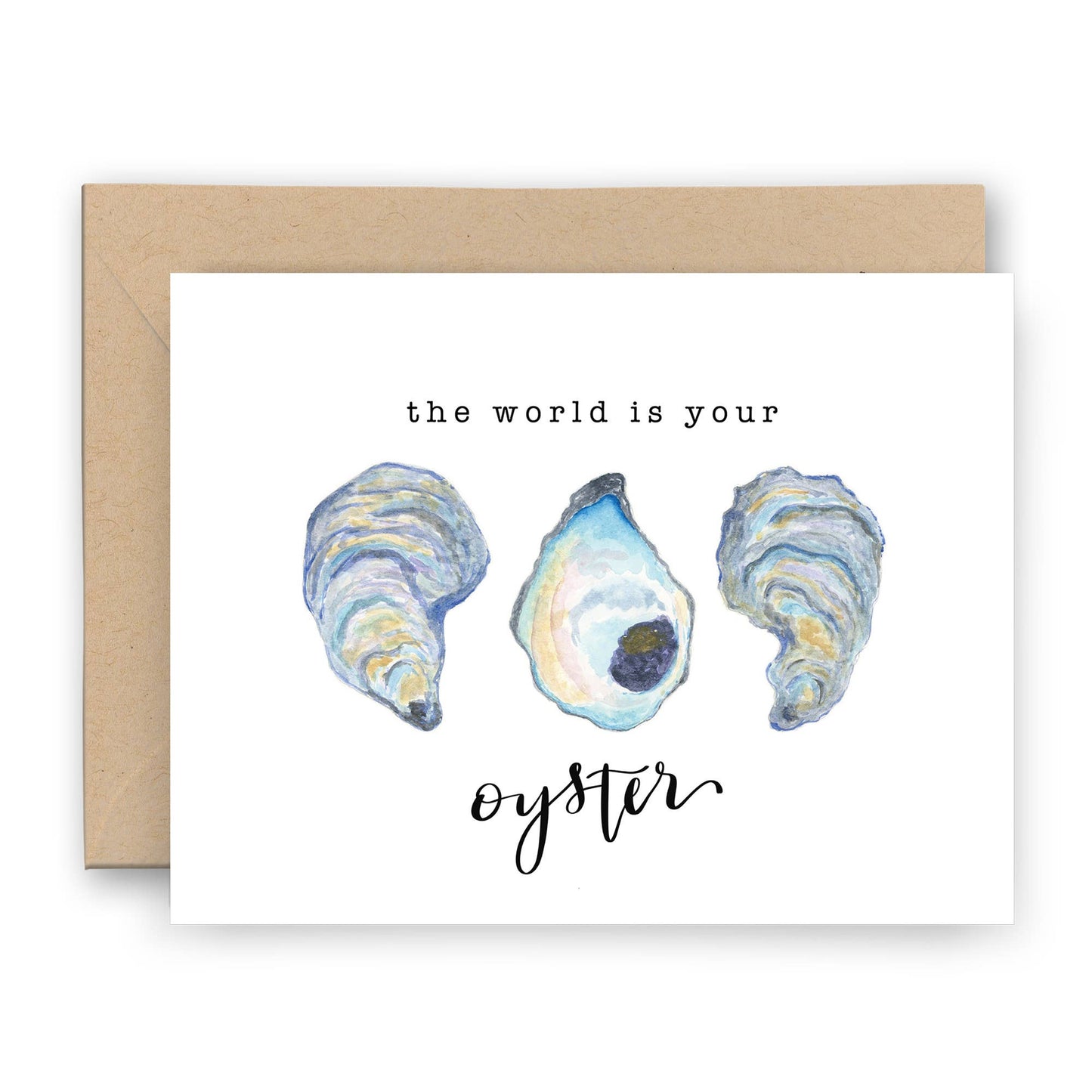 Finch and Flourish, "The World is Your Oyster" Card