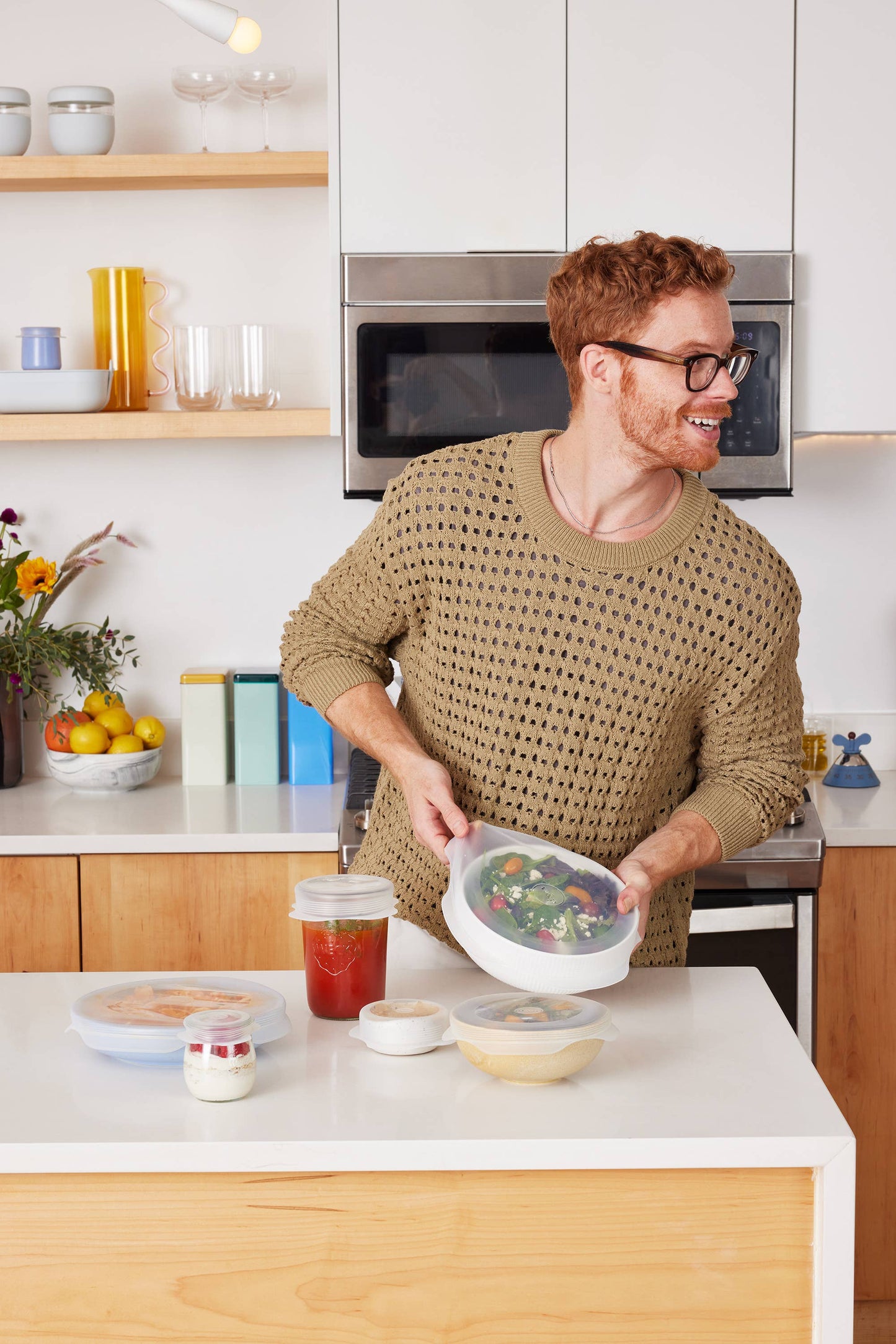 W&P Reusable Silicone Stretch Lids - Set of 6 Assorted Sizes