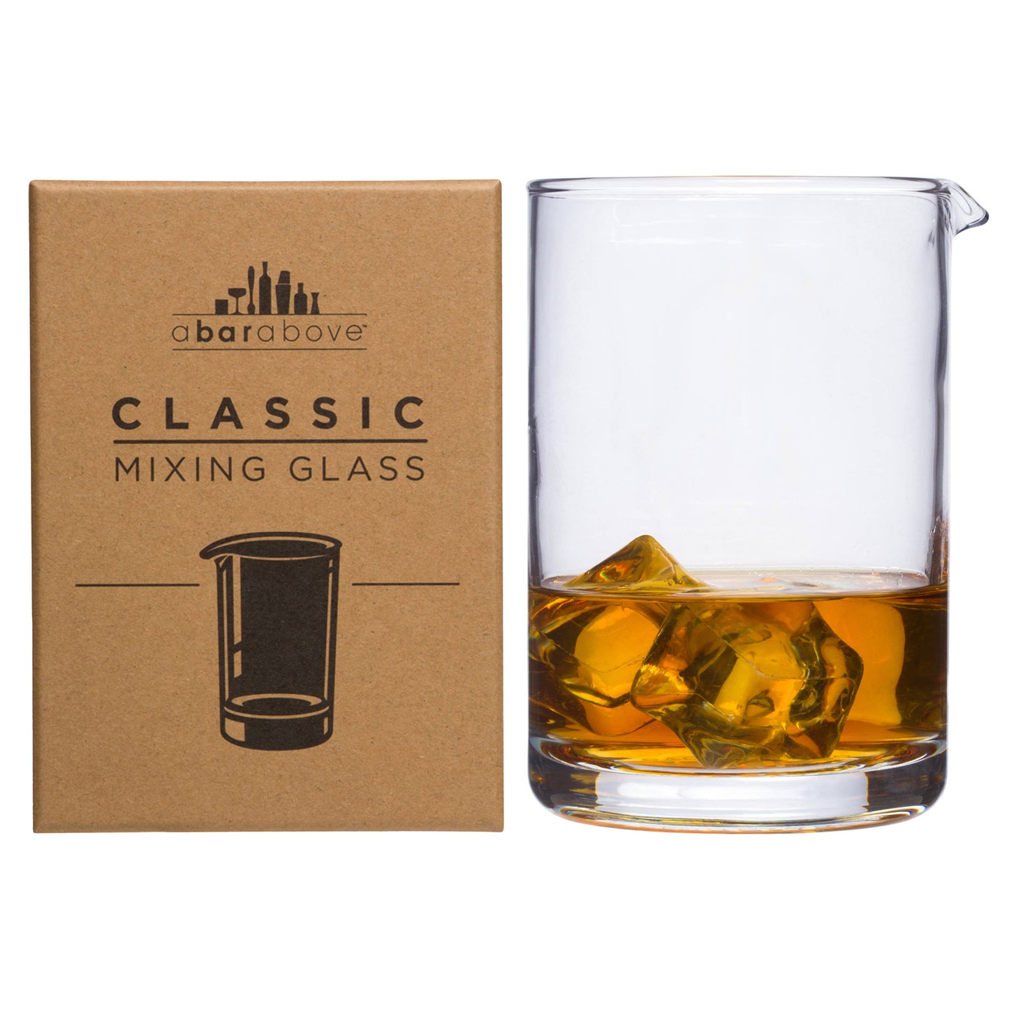 Craft Cocktail Mixing Glass - Classic Style