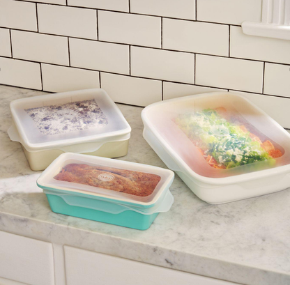 W&P Reusable Silicone Stretch Baking Lids - Set of 3