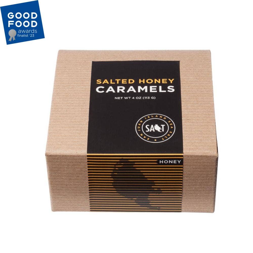 San Juan Island Sea Salt, Salted Honey Caramels