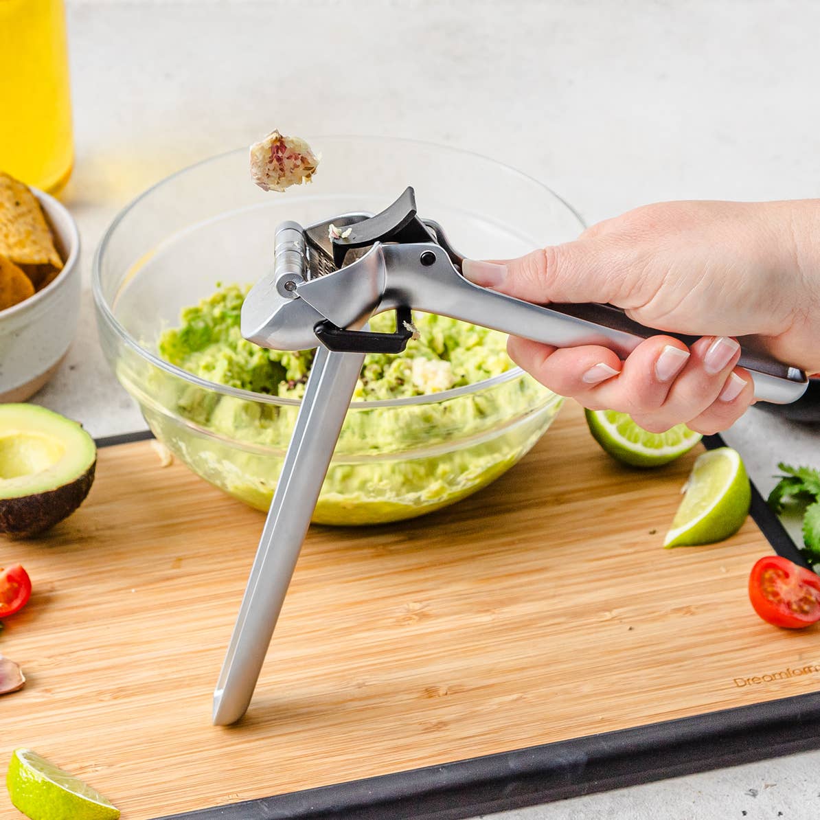 Garject Self-Cleaning Garlic Press