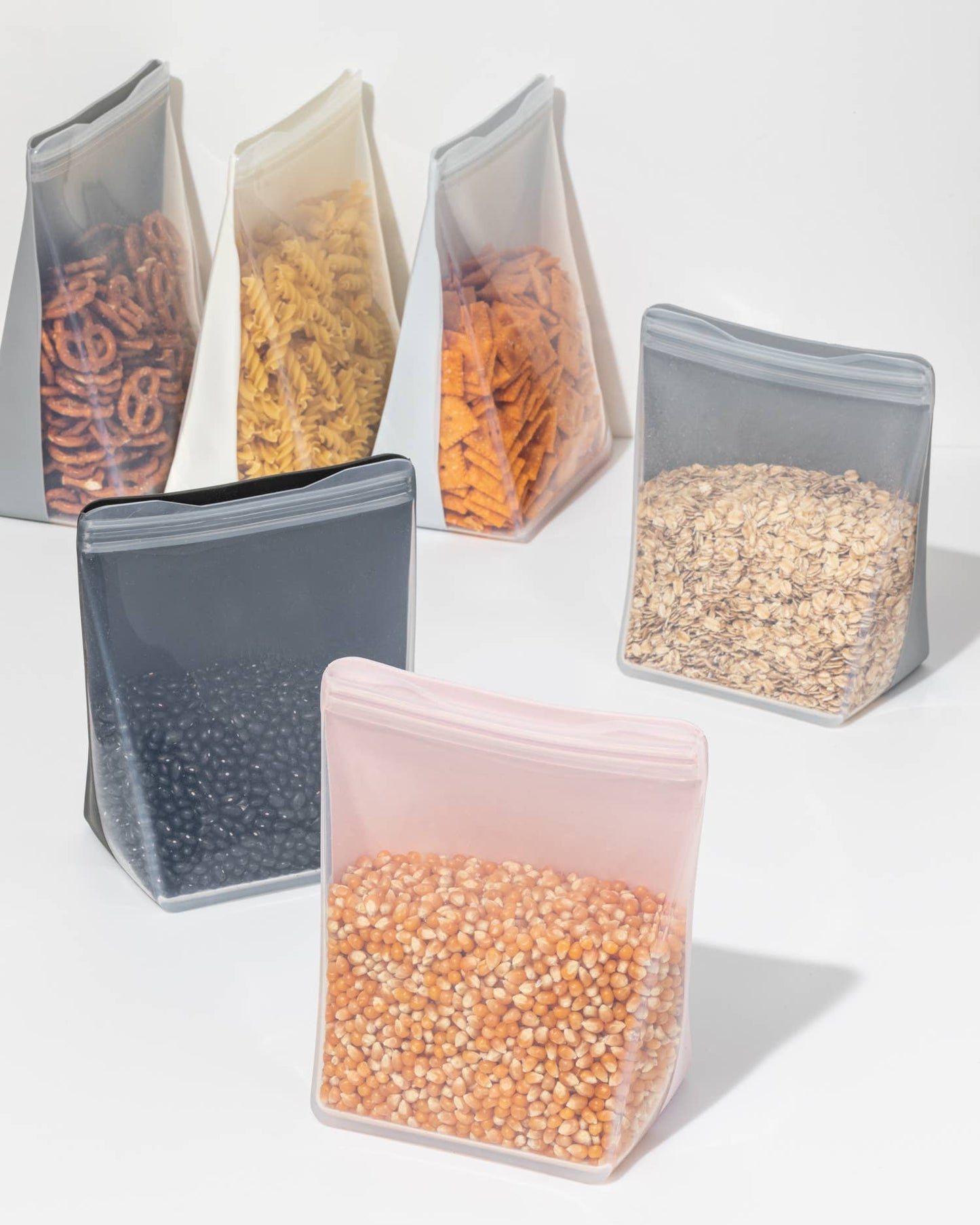 W&P Reusable Silicone Stand Up Bags