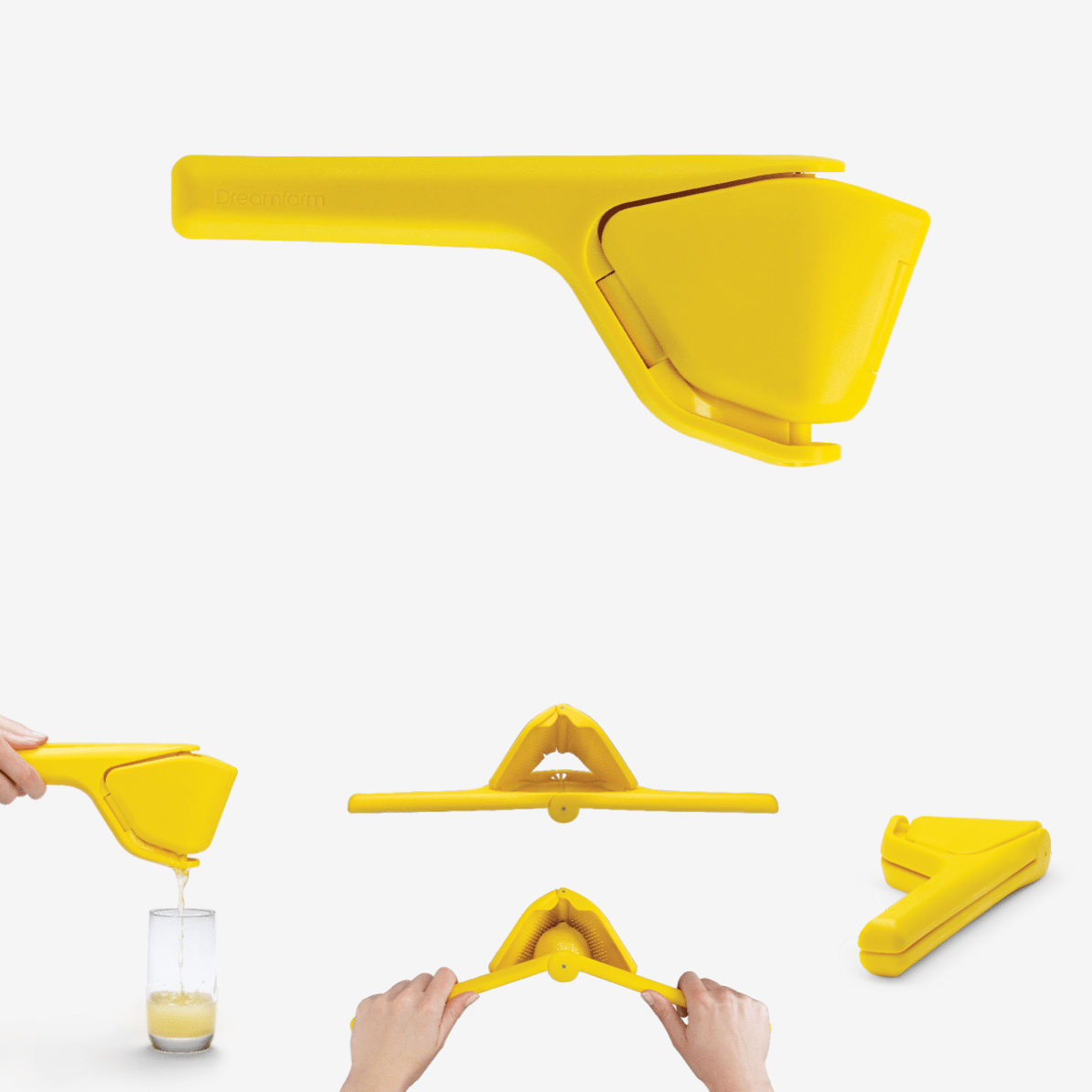Fluicer Easy Squeeze Space-Saving Juicer