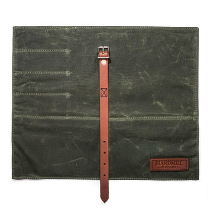 Hardmill, Waxed Canvas Compact Knife Roll