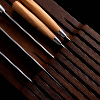 Acacia In-Drawer Knife Holder - 11 Slot