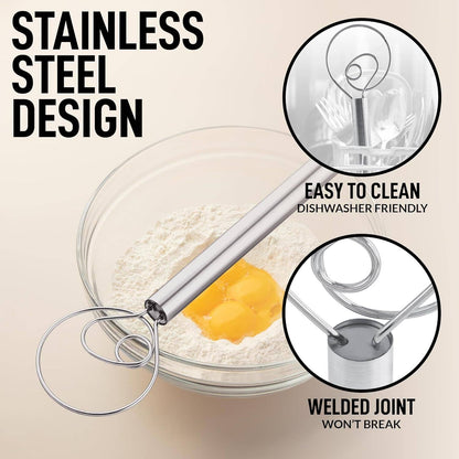 Zulay, Danish Dough Whisk Stainless Steel