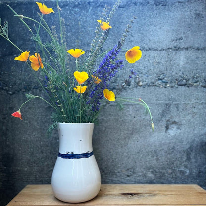 Downing Pottery Vase - Large, bouquet