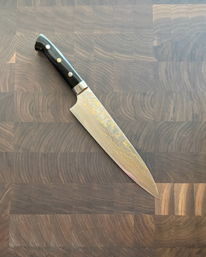 Takeshi Saji - Aogami #2 Rainbow Damascus, Gyuto 210(HD-1308)