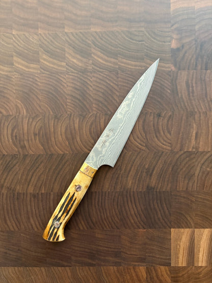 Takeshi Saji - VG10 Black Damascus, Petty 150 (HA-4603)