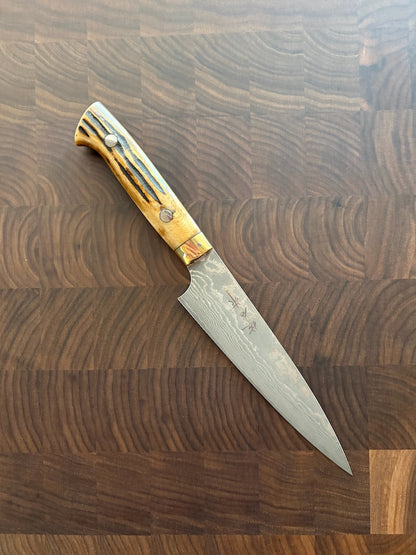 Takeshi Saji - VG10 Black Damascus, Petty 150 (HA-4603)