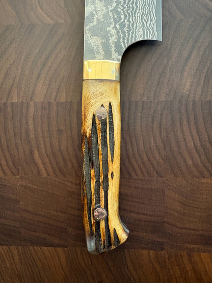 Takeshi Saji - VG10 Black Damascus, Gyuto 210 (HA-4608)