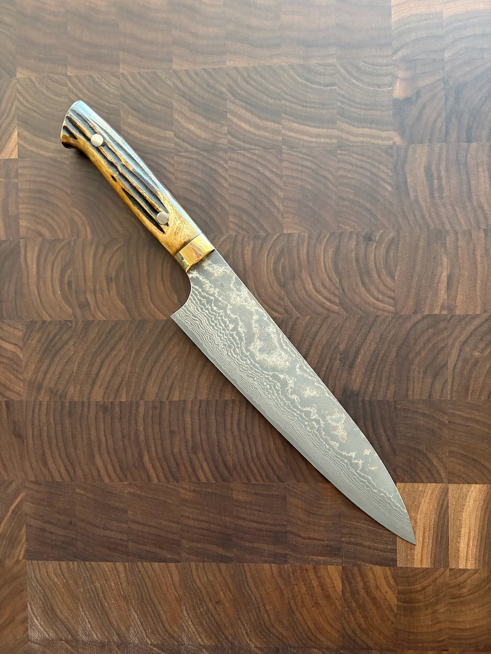 Takeshi Saji - VG10 Black Damascus, Gyuto 210 (HA-4608)