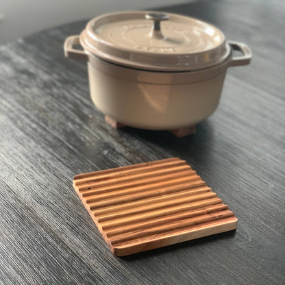 Ironwood, Acacia Trivet 6.5" x 6.5"