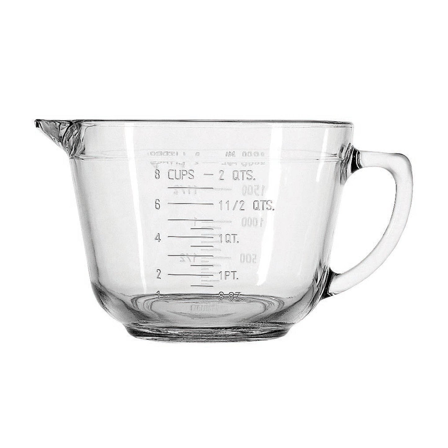Anchor, 8 Cup (2 quart) Glass Batter Bowl