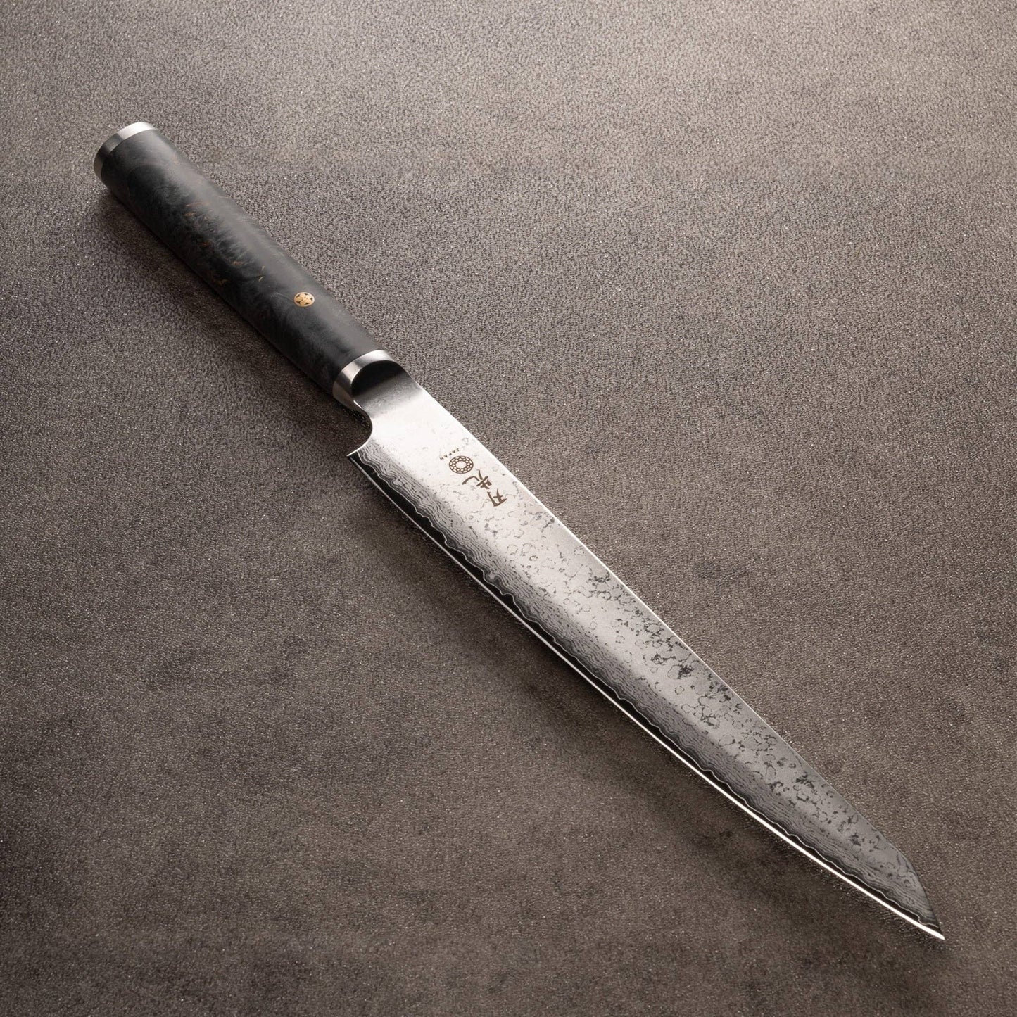 Hazaki Pro Sujihiki, Maple Burl handle