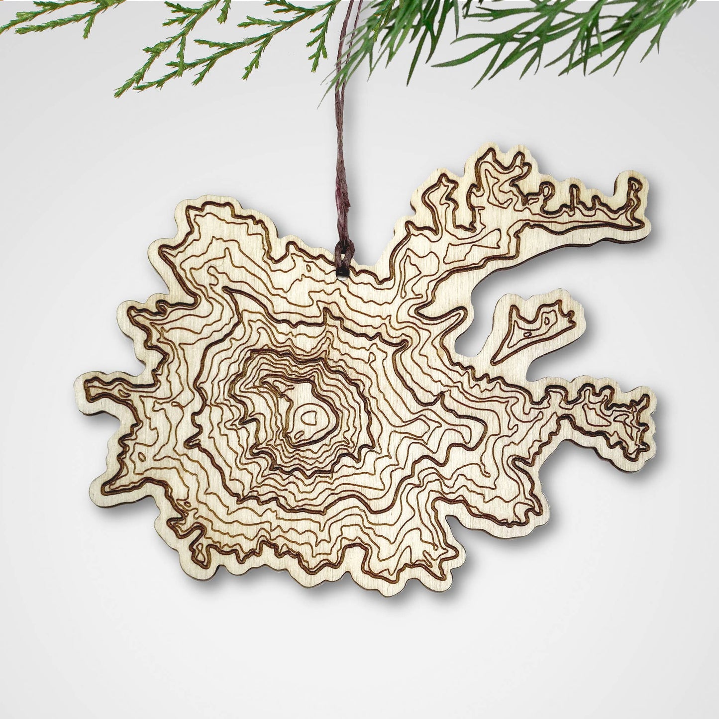 SML, Mt Rainier Topography Ornament