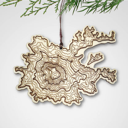 SML, Mt Rainier Topography Ornament