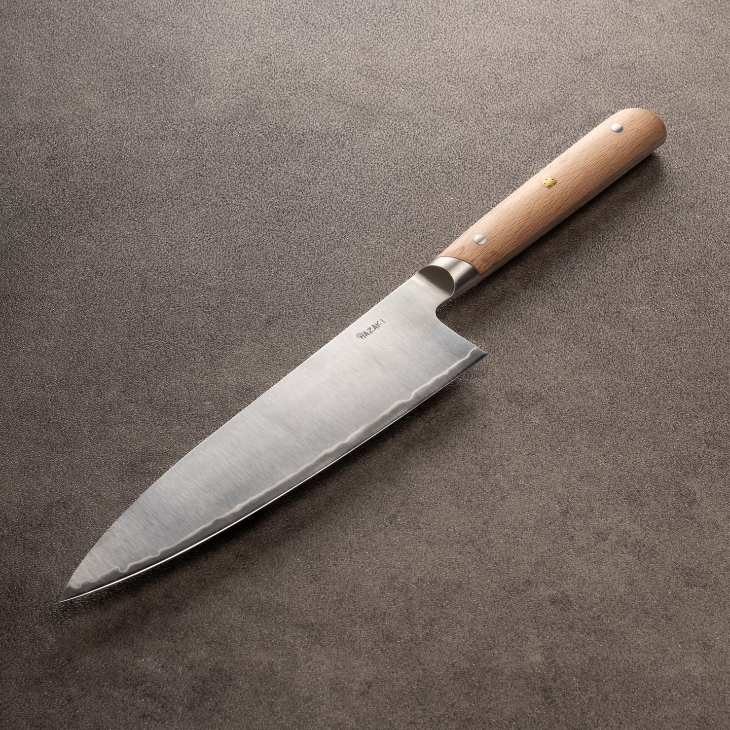 Hazaki - Gyuto, Beech Wood handle