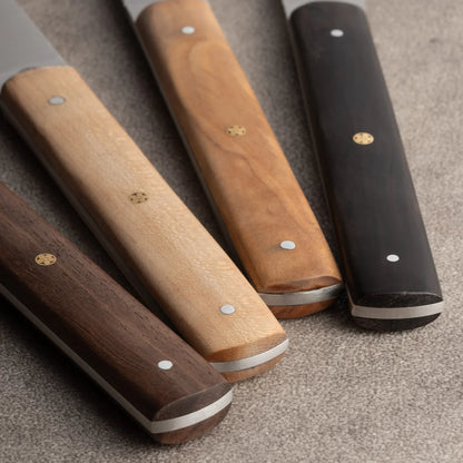 Hazaki - Steak Knives, Mixed Wooden Handles