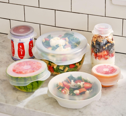 W&P Reusable Silicone Stretch Lids - Set of 6 Assorted Sizes
