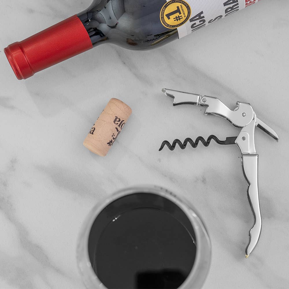 Wine Opener, Stainless Steel & Black