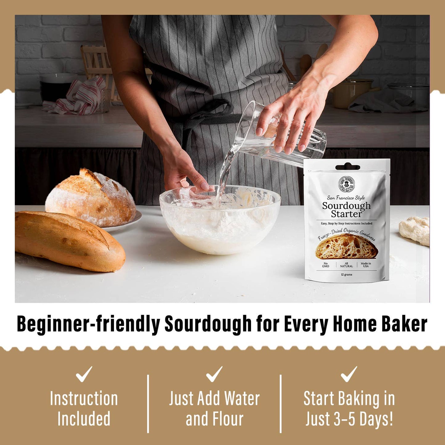 My Rustic Roots, Organic Sourdough Starter Culture