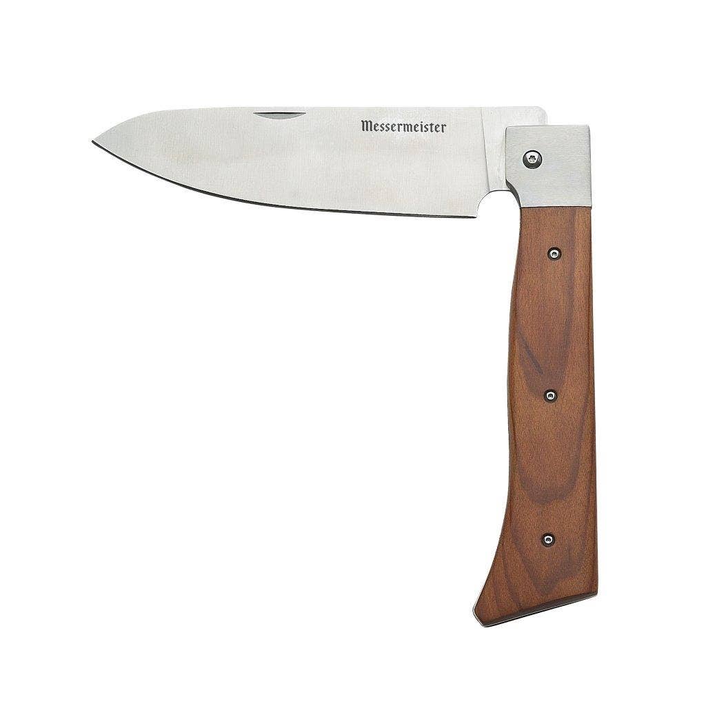 Messermeister 6" Adventure Chef's Folding Camp Knife / Maple