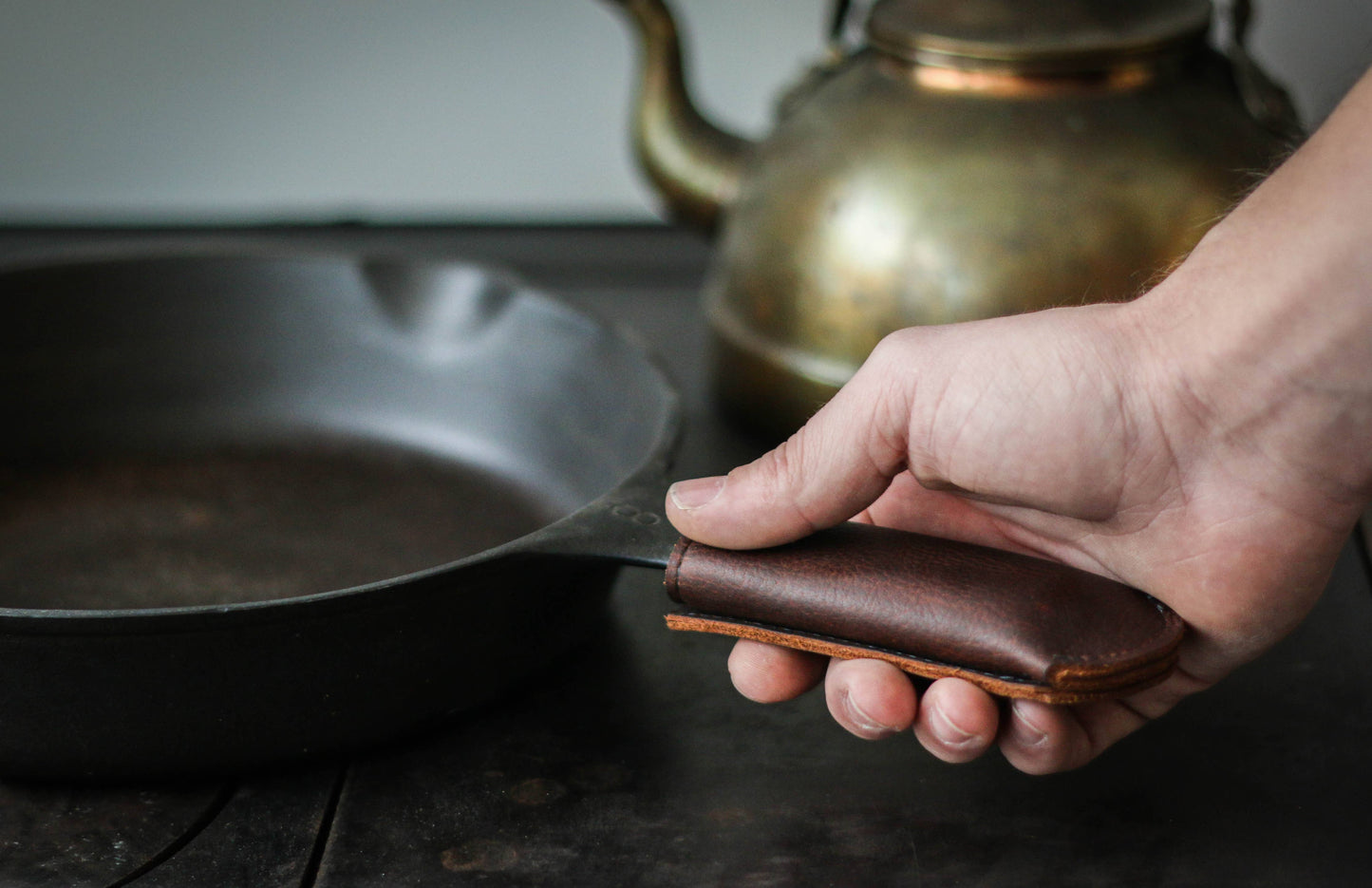 Hardmill Cast Iron Skillet Handle Cover (LONG)
