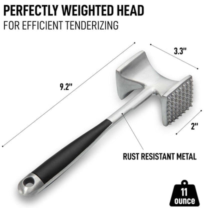 Zulay, Dual Sided Heavy Duty Meat Hammer Tenderizer